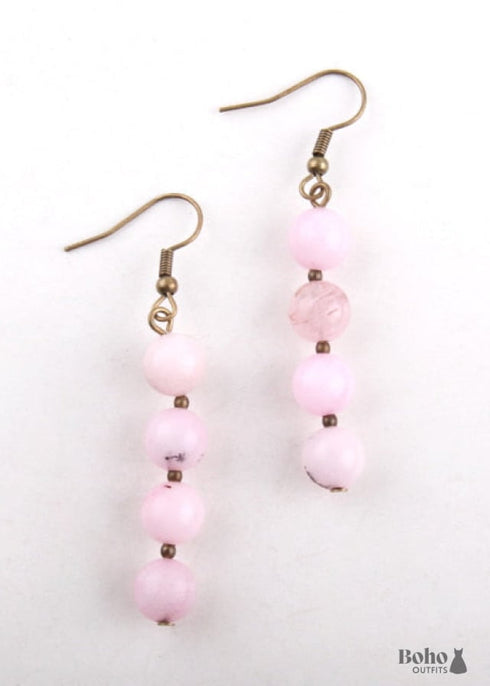 Boho Earrings, RH Dangle Earrings, 3 Balls